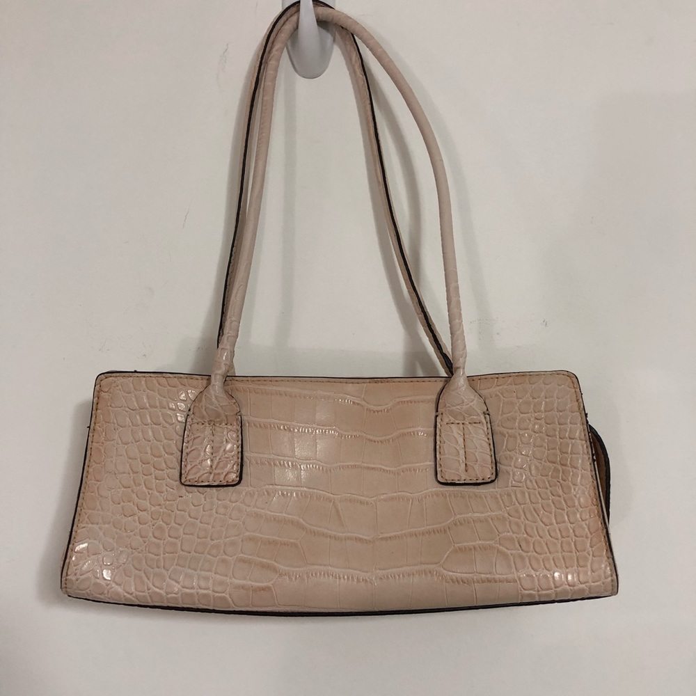 Vintage Tommy Hilfiger crocodile shoulder Faux Crocodile Embossed Print Baguette